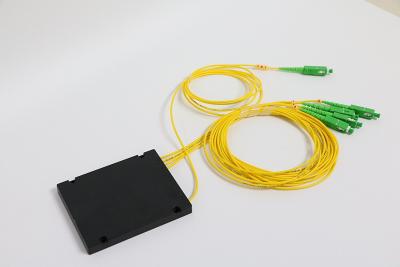 China Módulo de pequenas perdas 1X16 1X4 do divisor do PLC da fibra ótica 3 anos de garantia à venda