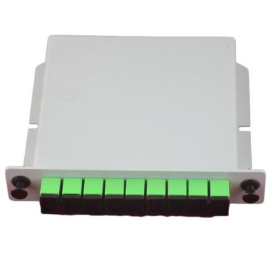 China Faser 1*8 1*16 optischer PLC-Teiler, Minirohr Cassatte-Paket Plc-Teiler zu verkaufen