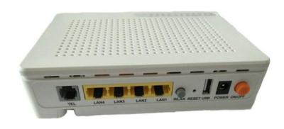 China ABTD-Terminal GPON, ONU/Ontario, Arbeit mit OLT, FTTH, 4*1000M tragen, 1 VOIP-Hafen, 1 USB-Port, mit WiFi zu verkaufen