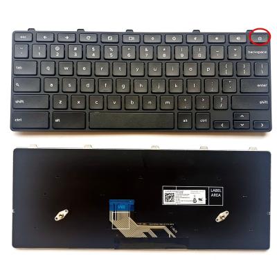 China Original Genuine Numpad Notebook Keyboards Chromebook Laptop Keyboard For Dell 3180 5XVF4 USA for sale