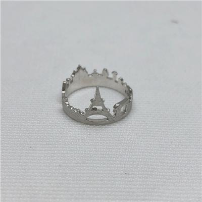 China Unique Design Style Cavity Paris City Punk Rings For Women Eiffel Tower Ring for sale