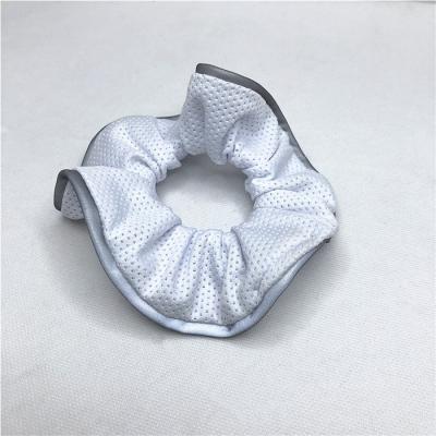 China Simple Solid Mesh Cloth Hair Accessories Breathable Hair Scrunchies for sale