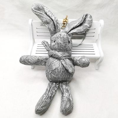 China Custom Iron Puppet Rabbit Bunny Key Ring Key Chain for sale