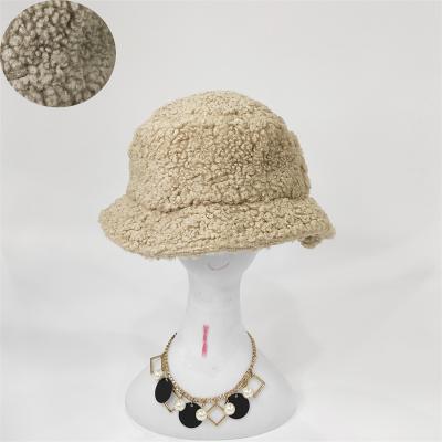 China Wholesale COMMON Winter Lamb Velvet Warm Teddy Velvet Fisher Hat Hat for sale