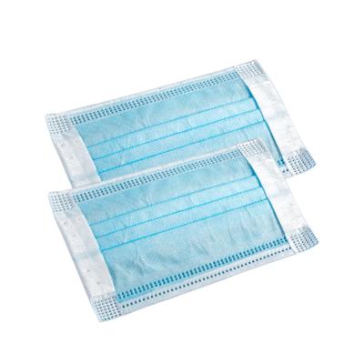 China Type I Protective Face Mask 3 Ply Ear Ear Face Mask Hook Type Medical Nonwoven Disposable Physician for sale