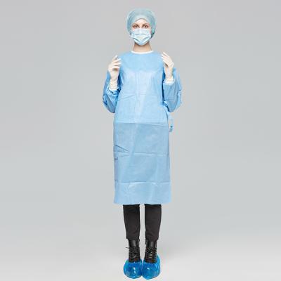 China medical care factory price sms standard disposable surgical gown, disposable surgical gown for sale