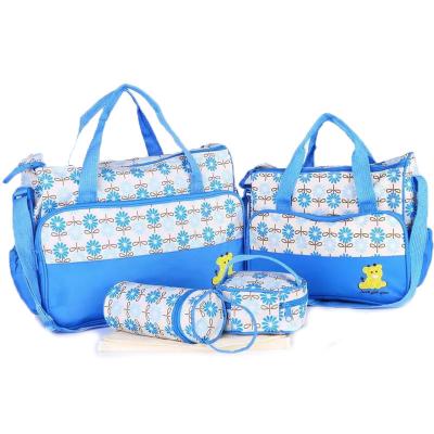 China Portable the new upgraded version of the multifunctional five-piece baby case delivery bag mother case 5-piece mom bag for sale