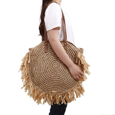 China Fashion around fashion creative portable straw woven bag summer beach bag simple shopping wholesale for sale