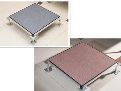 Chine Anti plancher concentré de PVC de charge statique de la charge 560KG avec des côtés 600 * 600 * 35mm à vendre