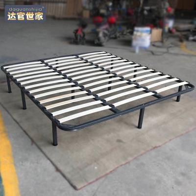 China Foldable factory produces ordinary disassembly row frame steel pipe plank bed bunk dragon frame bedstead accessories for sale