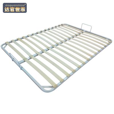 China Wholesale Metal Style Foldable Modern Oversized Tube Bed Frame Adjustable Gas Lift Bed Frame Can Be Customized for sale