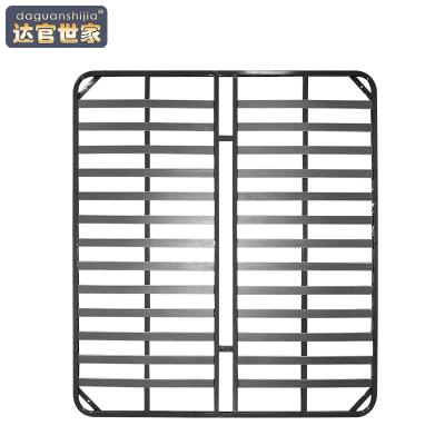 China Foldable King Size Metal Bed Frame Slat Foldable Modern Frame for sale