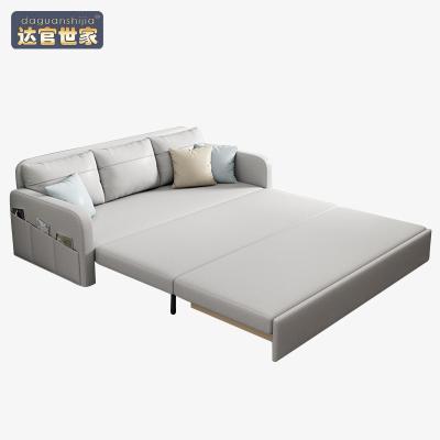 China Folding Sofa Bed Living Room Foldable Dual-Use Solid Wood Multifunctional Small Sofa Bed Can Be Folded for sale