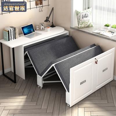 China Computer Foldable Magic Desk Home Study Bed Device Nap Folding Midday Break Midday Bed Environmental Protection Invisible Plate for sale