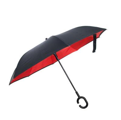 China New Reverse C Stretch Rain Umbrella Sunny Car Reverse Umbrella Creative Standing Custom Logo for sale