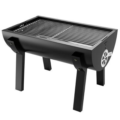 China Easily Assembled Easy Carry Portable Small Mini Tabletop Rotisserie Charcoal BBQ Grills Outdoor Camping Picnic Patio Balcony for sale