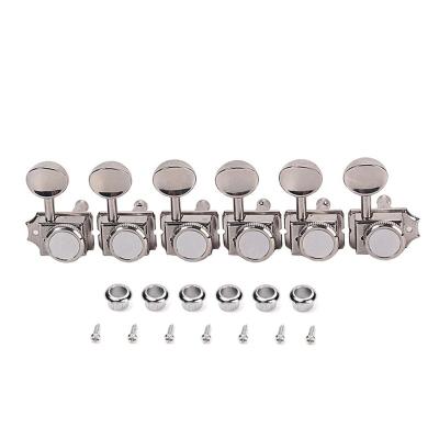 China GUITAR Vintage Nickel Lock String Tuners Electric Guitar Machine Heads Tuners For St TL Guitar Tuning Pegs for sale