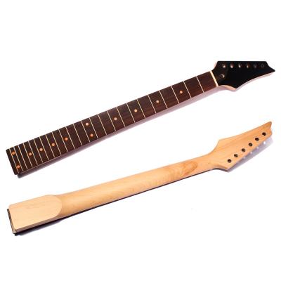 China GUITAR Electric Guitar Neck Maple Rosewood Fretboard 24 Fret For IBZ Parts Replacement Black/Main Red/Blue for sale