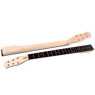 China DIY Electric Guitar Neck GUITAR For Gibson LP Guitars Parts Replacement 22 Fret Neck Mahogany Maple Fretboard With White Trapezoid Dots for sale