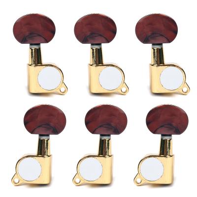 China Acoustic GUITAR 3R 3L Electric Guitar Pegs String Tuners Keys Machine Heads Locking Buttons for sale