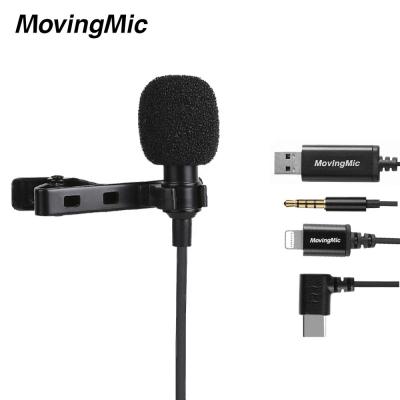 China Factory Wholesale Perfect Sound Mini Lapel Clip On Microphone For Usb 3.5mm Type C Phone for sale