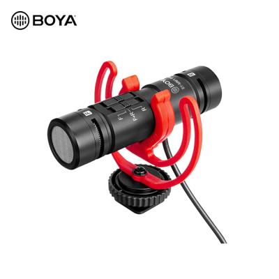 China Perfect Sound Boya By-mm1 Pro Double-capsule Condenser Microphone For Smartphones Tablets Dslr for sale