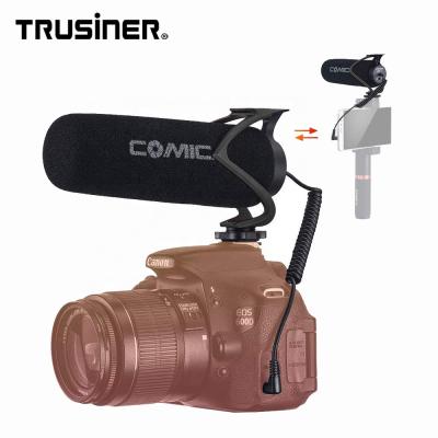 China Comica CVM-V30 Lite Portable Video Recording Mic On Camera Phone Microphone for DSLR Camcorder for sale