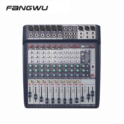 China Disco\Bar\Club\Audio Mixer 12 Ch High Quality Home Channel DSP Effect With DAC Sound Card for sale