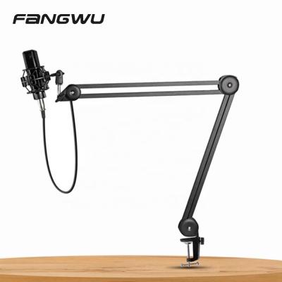 China High Quality Sturdy Telescopic Studio Mic Stand Scissor Arm For Blueyeti Snowball Mic Boom Holder Booms for sale