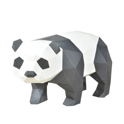 China China Custom Creative Origami Folded Handmade Paper Crafts DIY Panda Paper Decoration for sale