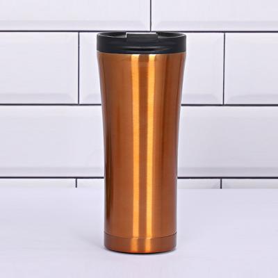 China 16 oz Stainless Steel Tumbler Custom Logo Colorful Water Coffee Bottle Viable Thermos for sale