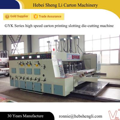 China Corrugated Box Printing Slotting Automatic Rotary Die-Cutting High Speed ​​Corrugated Carton Machine From China Biggest Supplier for sale