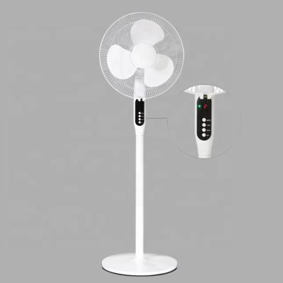 China European Summer Standing 16 Inch Pedestal Battery Fans Smart Electric Rack Fan for sale