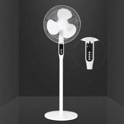 China 16 Inch Summer Products Slim Electric Fan Slim Abanicos Stand Fan With Remote for sale