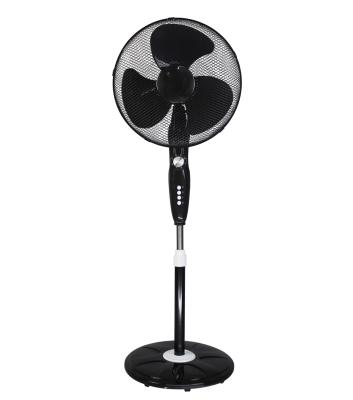 China High Efficiency Electric Motor 16inch Stand Fan Remote And Without Remote Copper Digital Pedestal Household 45 Air Cooling Plastic Single Fan for sale