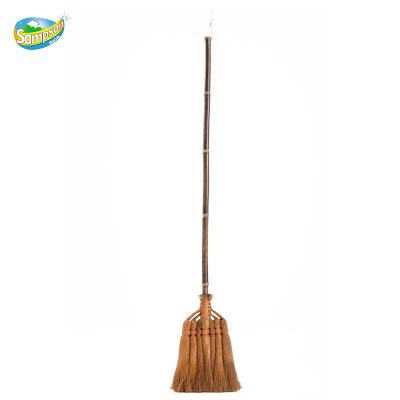 China Japan style natural biodegradable environmental protection coconut shell customizable broom for sale