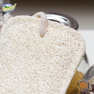 China Double Layer Loofah Scouring Pad Loofah Viable Single Layer Sponge for Cleaning Bowl and Dishes Loofah Sponge Scrubber for sale