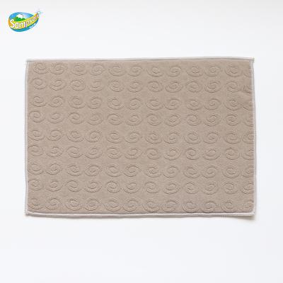 China Professional Factory Sustainable Microfiber Printed Area Rug Pads For Home Bedroom And Bathroom for sale