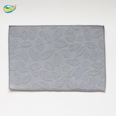 China Durable Heat Resistant Microfiber Kitchen Mat Place Pad Hot Dish Quick Drying Table Mat for sale