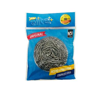 China Sustainable Household Kitchen Plant Dish Bowl Stainless Steel Wire Cleaning Scourer for sale