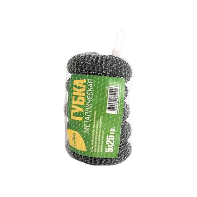 China SS 410 Sustainable Household Galvanized Mesh Spiral Scourer for sale