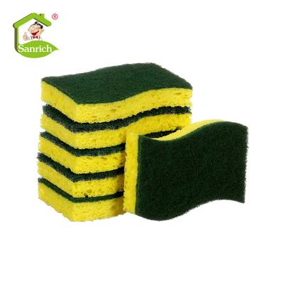 China Eco Friendly Compound Sponges Cellulose Sponge Kitchen And Bathroom Cleaning Items Dish Cleaning Sustainable for sale