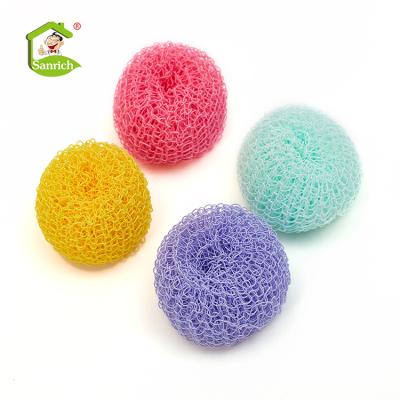 China Sustainable No Harm To Hands Universal Color Fiber Nano Cleaning Ball For Kitchen for sale