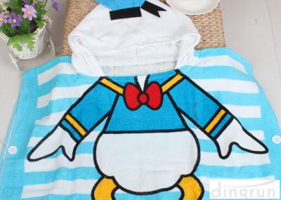 Chine Forme à capuchon de Mickey Mouse de canard de Donald de serviettes de poncho de garçons/filles confortable à vendre