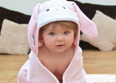 China 75*75cm Lightweight Baby Hooded Towels For Bath / Beach / Pool for sale