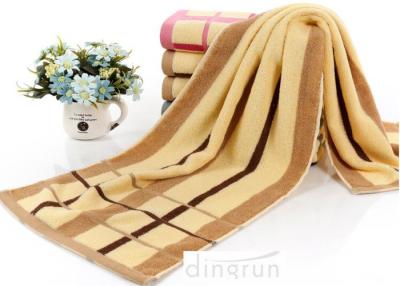 China Reliable Super Absorption Striped Sports Gym Towels Embroidered Sports Towels for sale