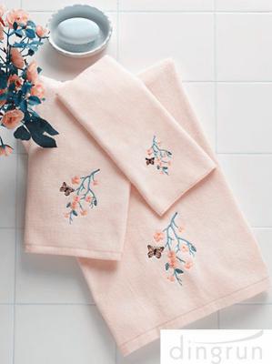 China Set 3 Modern Hand Towels Soft , Guest Hand Towels For Bathroom Dry Fast for sale