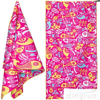 China Quick Dry Super Absorbent Lightweight Microfiber Beach Towels For Travel for sale