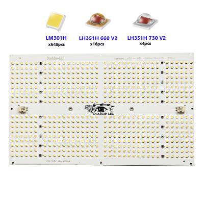 China Seed Starting PPE>3.5umol/W Samsung LM301H QB648 Diablo LED with IR 730nm for High Efficiency Indoor Growing for sale