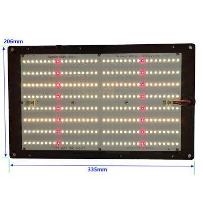 China Seed Starting 120 Watt Led Ex Samsung LM301H 3500K Grow Lights QB288 Lightweight Hydroponic Growing Panel For Indoor Plant for sale